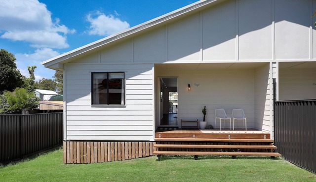A modern, stylish duplex designed for easy holiday living in peaceful Amity