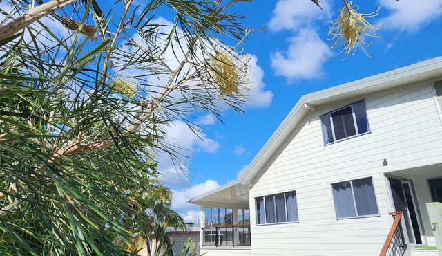 “Acacia” is a modern, spacious 4 bedroom residence with fabulous ocean views.