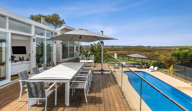 "Anna Cara" resort style living with expansive estuary views.