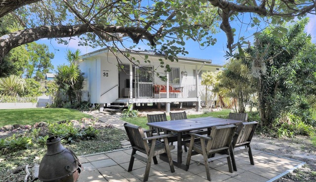 Beach Shack From Yesteryear With All The Modern Comforts