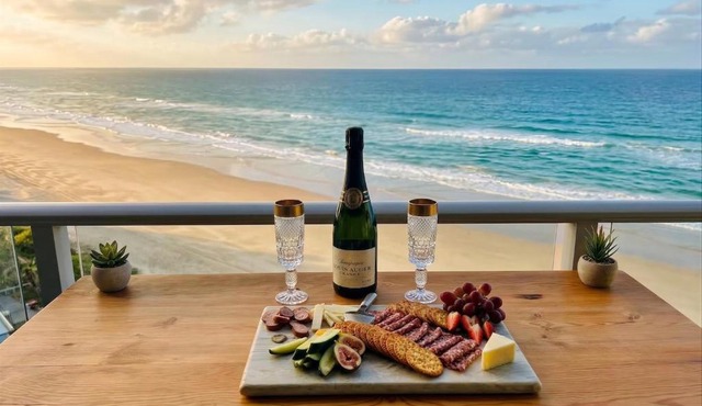 Beachfront 2BR Stunning Views Balcony Heated Pool