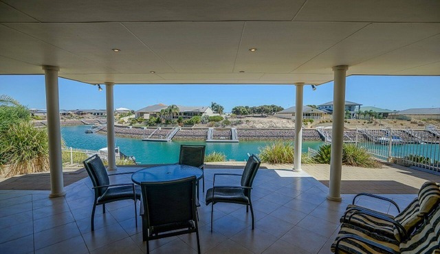 Beautiful marina property with own pontoon