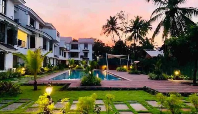 Boho Chic Studio Apartment, Riviera Sublime, Siolim, North Goa