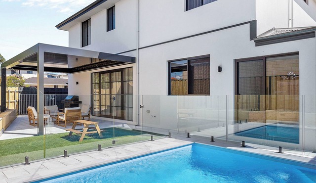 Brand New, this stunning home features fresh furnishings and décor