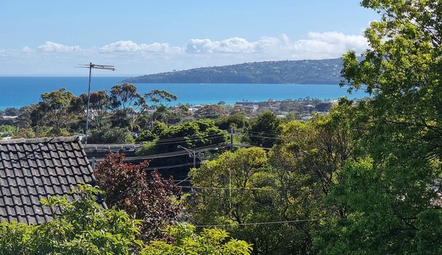 Dromana getaway with a view, air con and wi-fi.