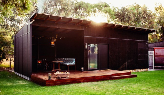 Eagle Bay CABIN - a rare find with direct beach access and large lawn area.