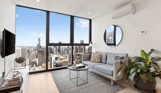 EQ Tower Apartment with View of City Skyline