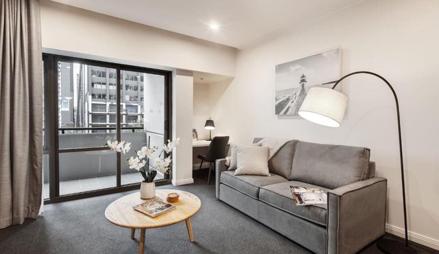 Executive Urban Living with Balcony & Heated Pool