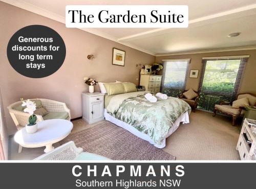 French Provincial The Garden Suite at Chapmans with Breakfast & Pets