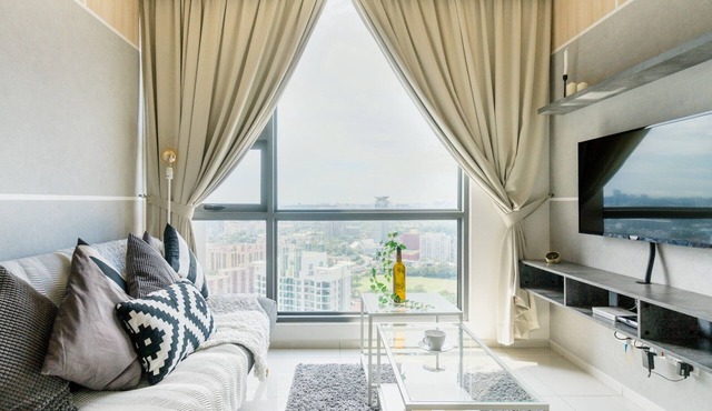 High-Floor Modern Apartment with Incredible Views in Bukit Bintang