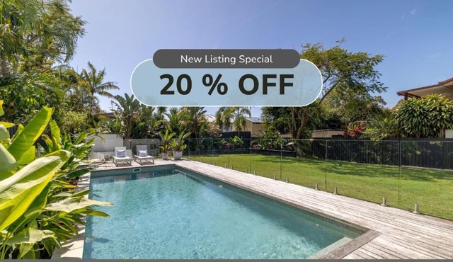 Kingscliff Beach House with Sauna and Pool