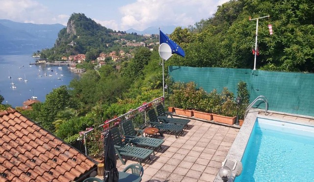 Lake Maggiore - Elegant House with Lake View and Private Pool in Castelveccana