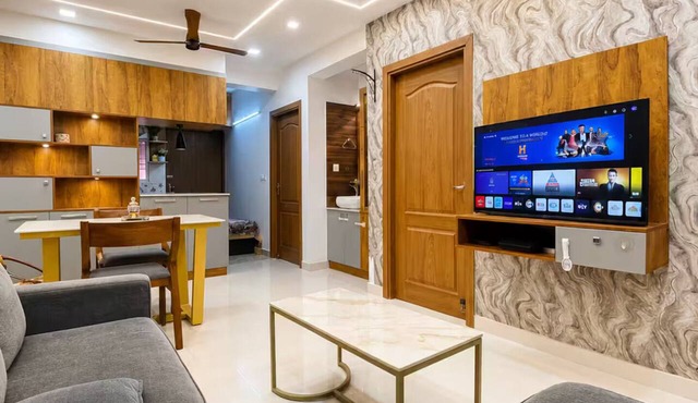 LakeView 2 BHK/Airport/Technopark/Trivandrum in Thiruvananthapuram