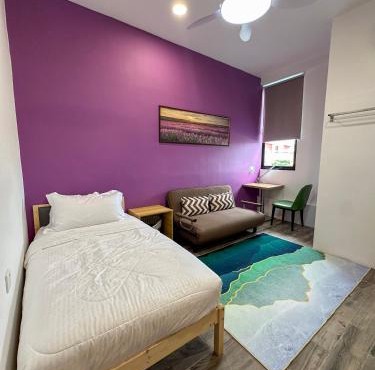 Lavender Theme Walk Up Apartment Matang in Kuching