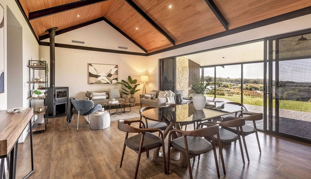 LUXURIOUS RURAL ESCAPE ON 3 ACRES BOASTS CAPTIVATING VALLEY AND OCEAN VISTAS