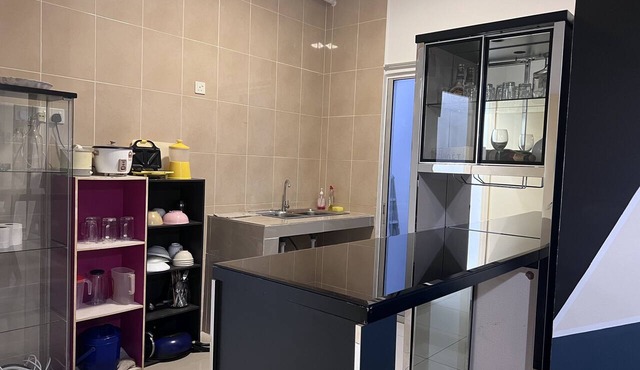 Master bedroom with attached bathroom in Kuala Lumpur
