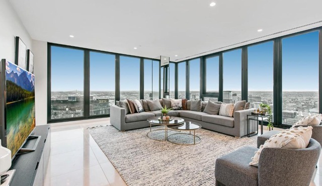 Melbourne City Apartments Panoramic Skyview Penthouse