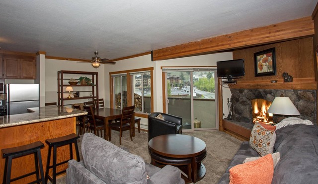 Monthly Lease - Palisades Tahoe Ski Condo # 11 - Remodeled 2 BR, Walking Distance to Village in Olympic Valley