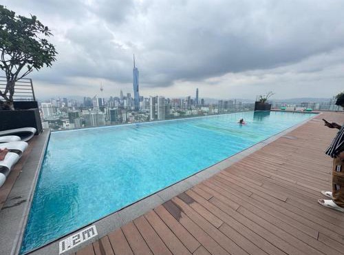 Nest Heaven Infinity Pool at Riveria City Near KL Sentral Kuala Lumpur