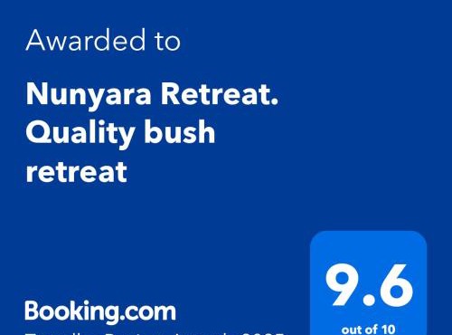 Nunyara Retreat. Quality bush retreat