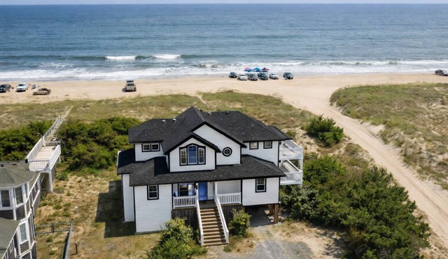 Ocean front oasis full remodel hot tub heated pool Wild horses 8 bed 8 bath in Corolla