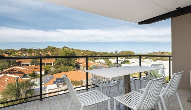 Ocean Outlook; a stylish 2BR apartment with sweeping coastal views