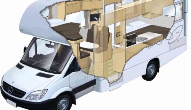 On venue MotoGP Accommodation in a luxury motorhome. kid-friendly