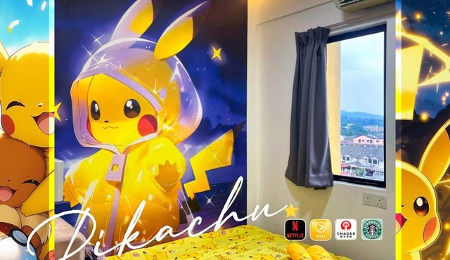 Pikachu 皮卡丘 Studio Walking Distance get Everything