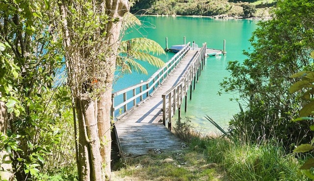 Private seaside cottage with boat only access. in Havelock