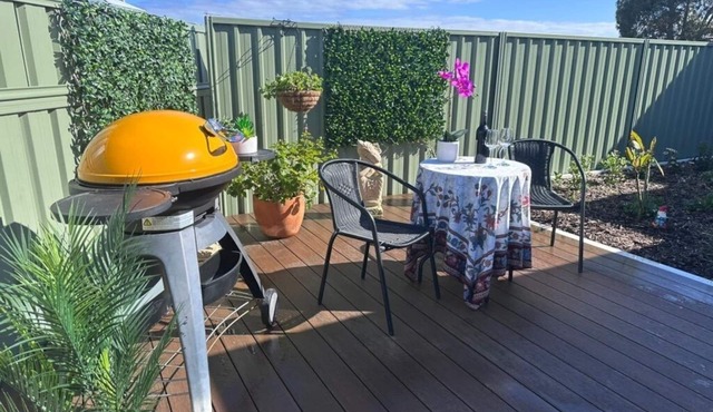 Relax in a beautiful setting and watch the sun go down from the deck.