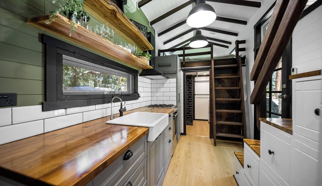 Rural Oasis - Tiny Home | 2BR Cabin + Outdoor Firepit Experience