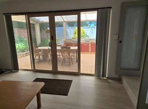 Secluded and private part of the house with space
