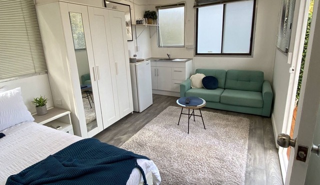 Self contained private garden studio