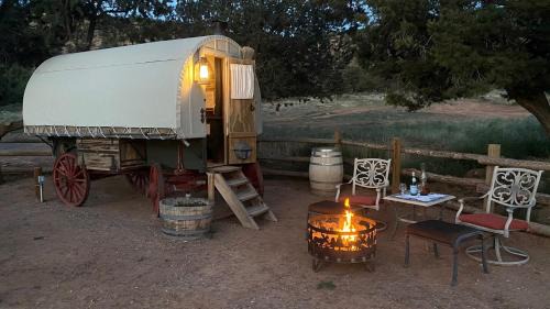 Shepherds Camp Wagon Near Capitol Reef National Park in Grover