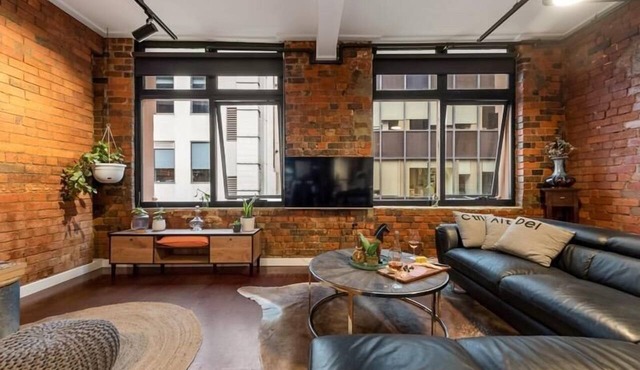 StayCentral - Heritage Warehouse Retreat Melbourne CBD - - 2 Bedrooms, 2 Beds, 2 Bathrooms, Parking available nearby for a small fee for stays 10 nights or more.