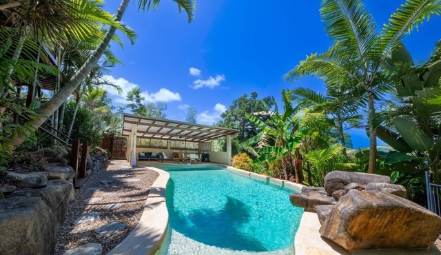 Stunning 2-bed, 2-bath property with a pool nestled in tranquil surroundings.