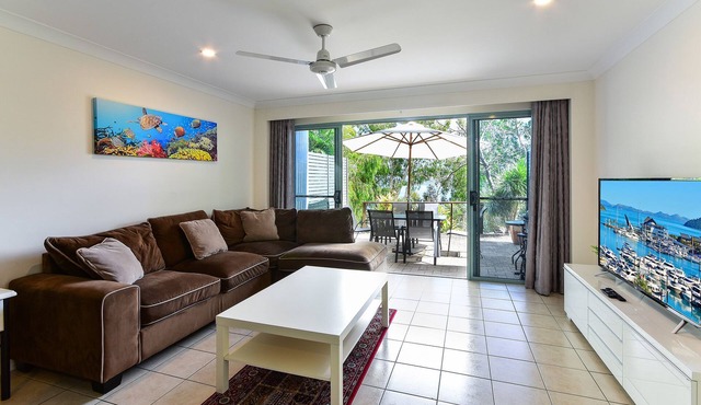 Sunset Waters 01 - Marina Side 2 Bedroom with buggy.