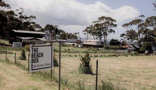 The Beach Box at Big Roaring Beach Tasmania