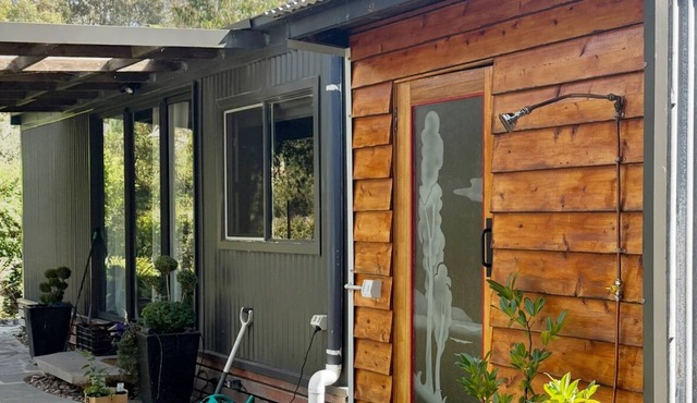 The Container House and Sauna 1 hour west of Melbourne in Blackwood, Victoria