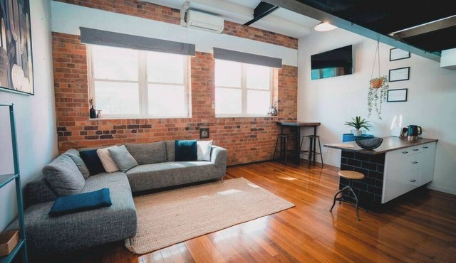 Trendy Industrial Style Loft in Fortitude Valley