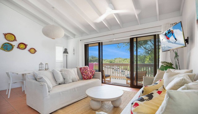 Tri level apartment straight opposite beach entry on Peregian Esplande.