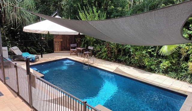 Tropical Poolside Retreat