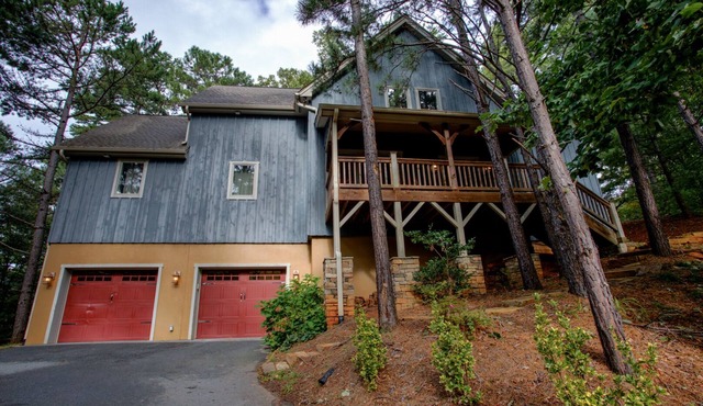 Winters Haven | Luxurious Asheville Mountain Cabin | Exclusive Pool, Hot Tub, & Pet Friendly! in Fairview