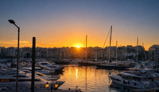 Your Stunning 2Bdrm, 2BA with Seaview in Pireaus in Pireas